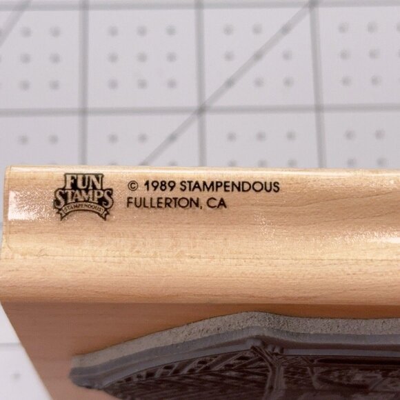 Large Garden Gazebo Rubber Stamp Stampendous 1989 P04 Romantic Lattice Craft - Picture 3 of 5